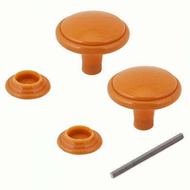 Ручка-кнопка БАШКИРИЯ РДП-03-2 светлое дерево Т07052/сп=25шт (шт)