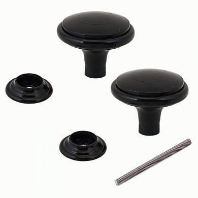 Ручка-кнопка БАШКИРИЯ РДП-03-7 черная (шт)