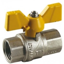 Кран шаровый газ 3/4 г/г бабочка  усиленный (шт)