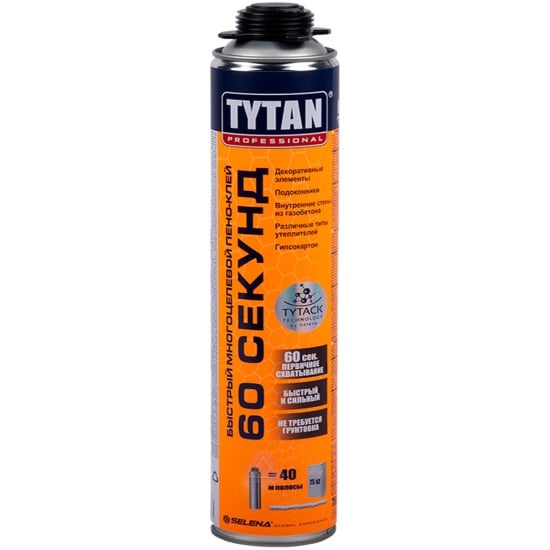 TYTAN Professional БЫСТРЫЙ Пено-клей 60 сек 750мл 26296