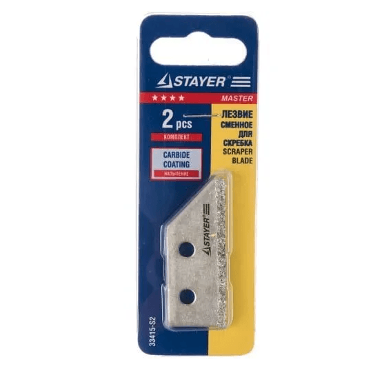 STAYER  2 шт, 50 мм, лезвия для скребка, Professional