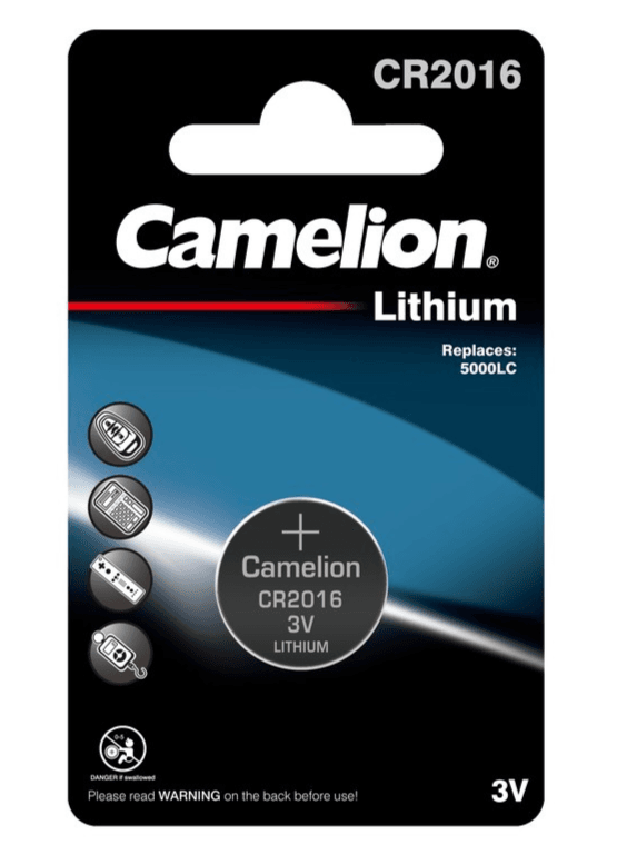 Батарейка Camelion CR2016 BL-5 (1/5/50/1800)