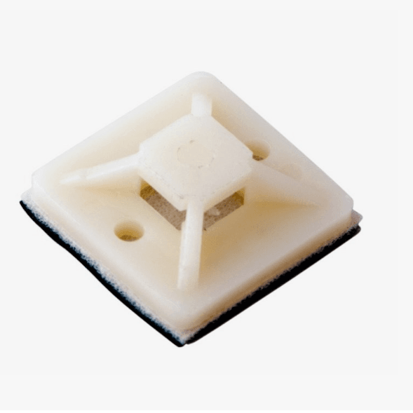 Площадка самоклеящаяся REXANT 20х20мм, белая (уп)