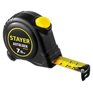 Рулетка 7,5м х 25мм с автостопом STAYER AutoLock 2-34126-07-25 (шт)