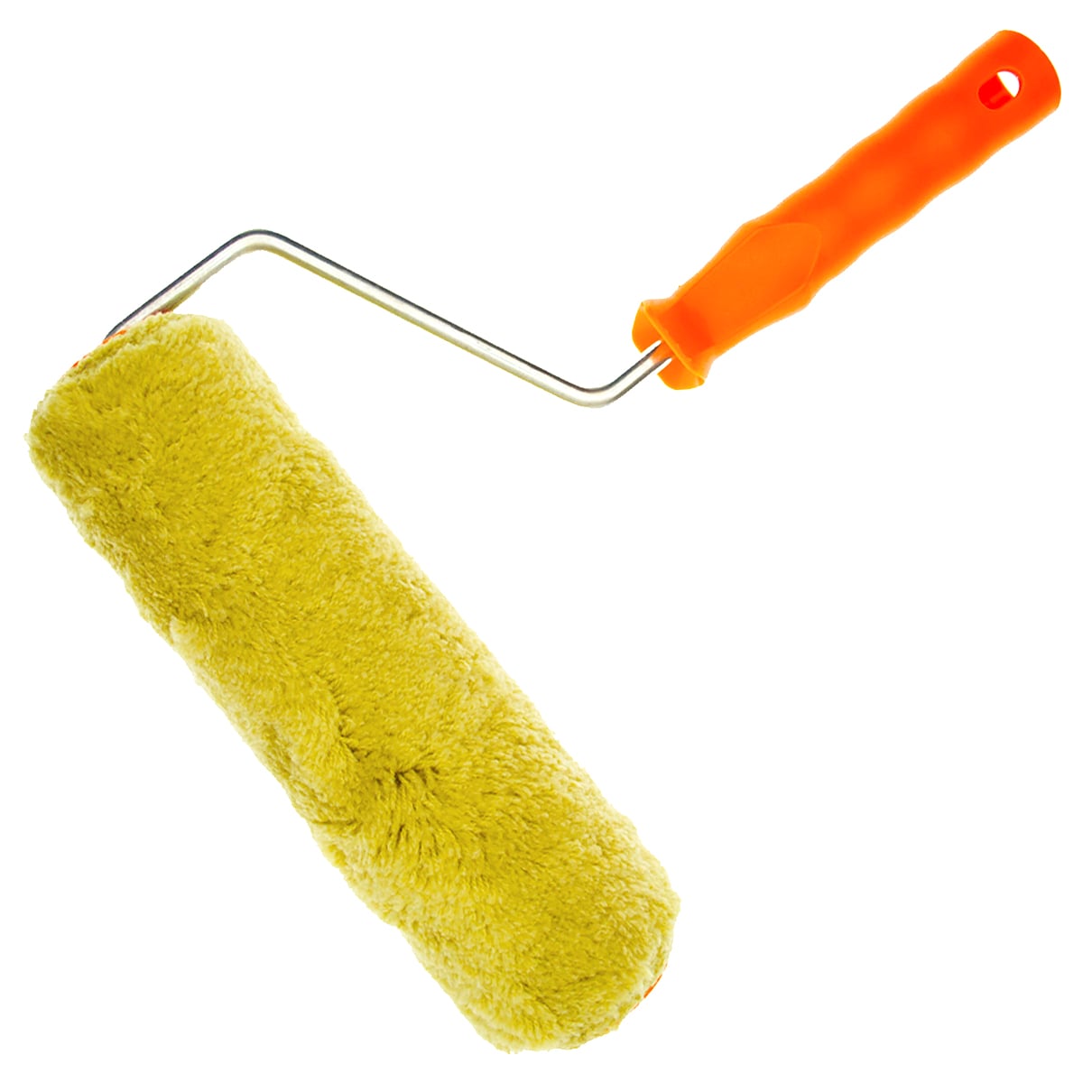 Валик "Профи" желтый ворс, для фасадных работ 240 х 48 х 8мм, в/в 18мм, полиакрил  Акор (22)