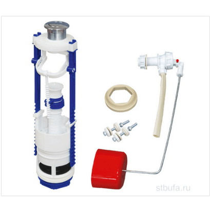 Арматура универсальная АС-7.1М РБМ кн.метал хром бок под, Тула