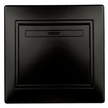 Выключатель INTRO PLANO 1кл 10А, IP20 СУ, АНТРАЦИТ (шт)