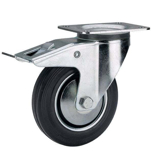 SCB 42 Колесо пром 100мм тормоз (25) (шт)