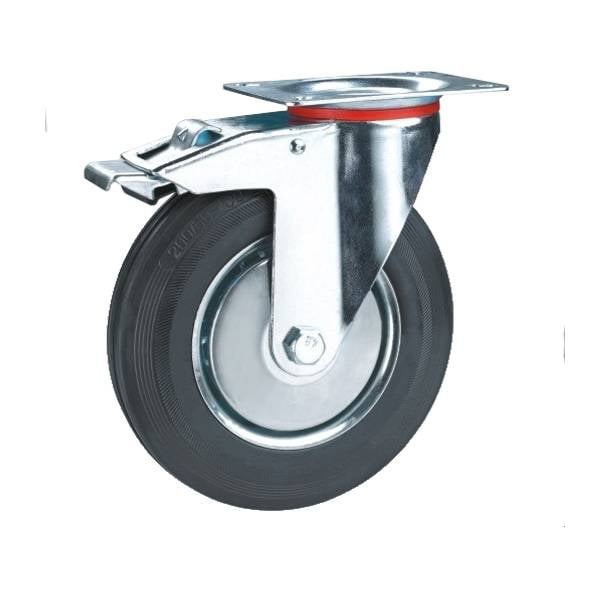 SCB 55 Колесо пром 125мм тормоз (14) (шт)