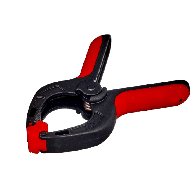 Струбцина клещеобразная пластик. корпус длина 3 /75мм зев 33мм