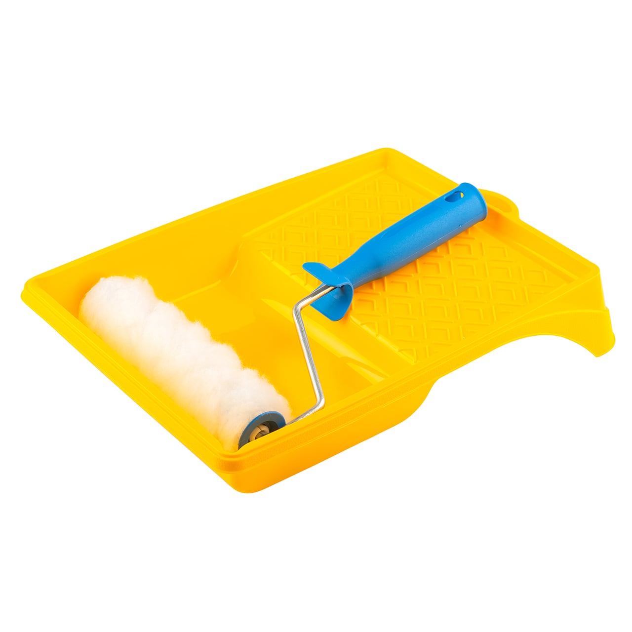 Набор "для стен" 180 х 40 х 6мм, в/в 12мм, искусст.мех,, для в/д минерал.краски, ванночка 330х260мм,