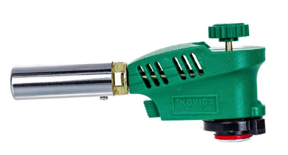 Газовая горелка пьезо зеленая №1005(10шт/уп), шт