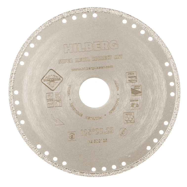 Диск алмазный отрезной 125*22,23 Hiberg Super Metal Correct Cut (шт)