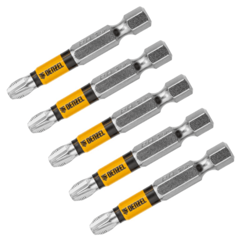 Набор биты сталь S2. Denzel   шестигран. профиль,РН3Х25(шт)