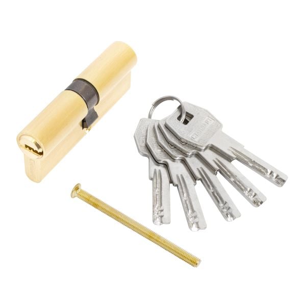 Механизм цилиндровый ключ/верт СТАНДАРТ Max 80 40*40B SB 5 кл мат золото (шт)
