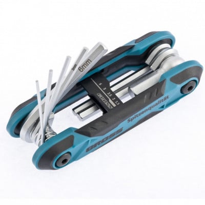 Ключи имбусовые HEX CrV складн 1,5; 2,0; 2,5; 3,0; 4,0; 5,0; 6,0; 8,0 мм; (шт.)