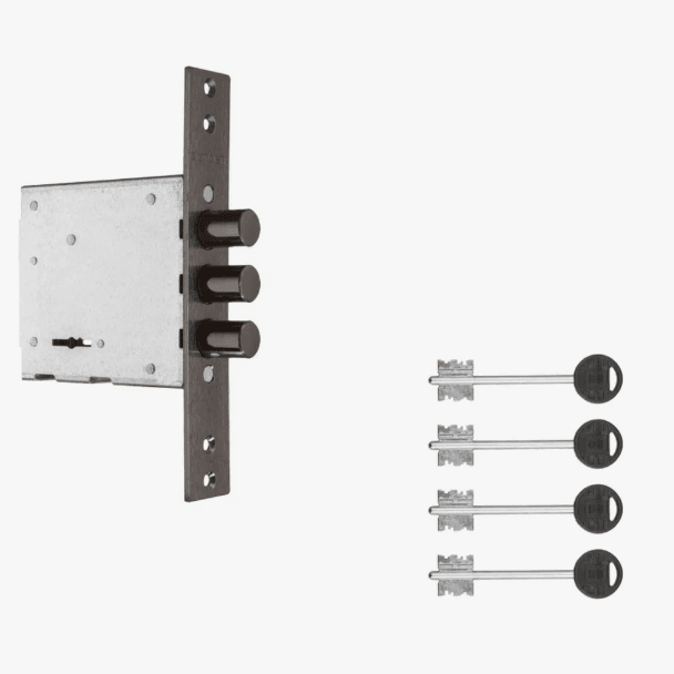 BORDER (79084) Замок вр. ЗВ G 4-3 черый никель (ун.) (шт)