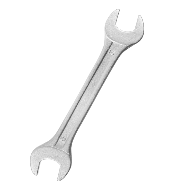 Ключ рожковый  16х17мм хромированный