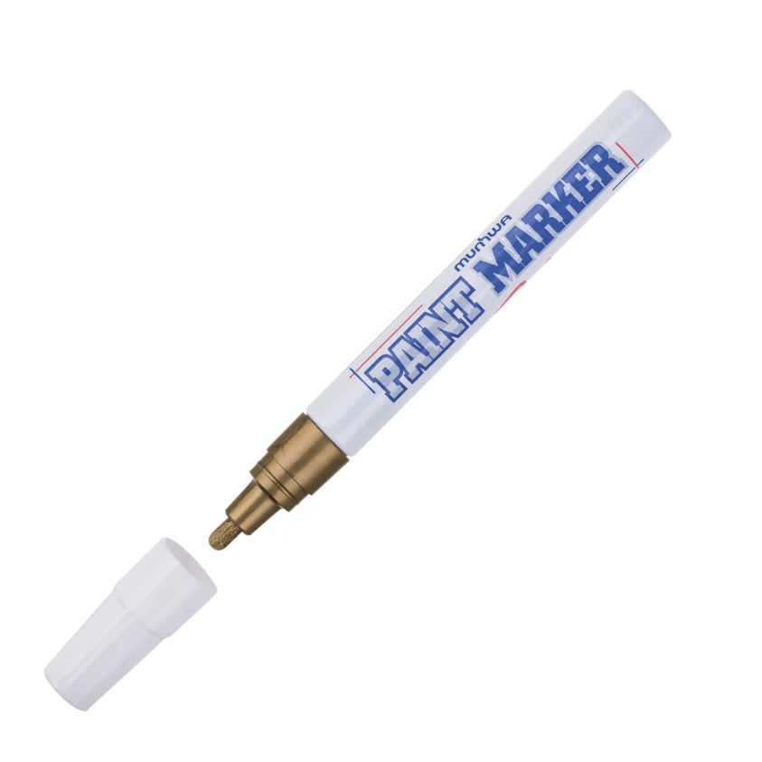 Маркер-краска 4мм РМ-07 золотой, Munhwa (12/576) (10702070/300524/3190895/1, КОРЕЯ)