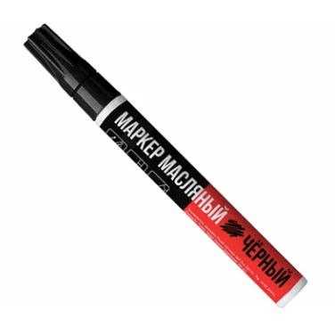 Маркер-краска черный (компл, 12 шт,), HeadRock