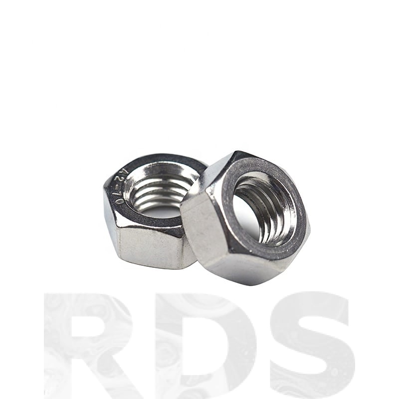 Гайка DIN 934 из нерж. стали А2-70 (AISI 304) M6 (500 штук)