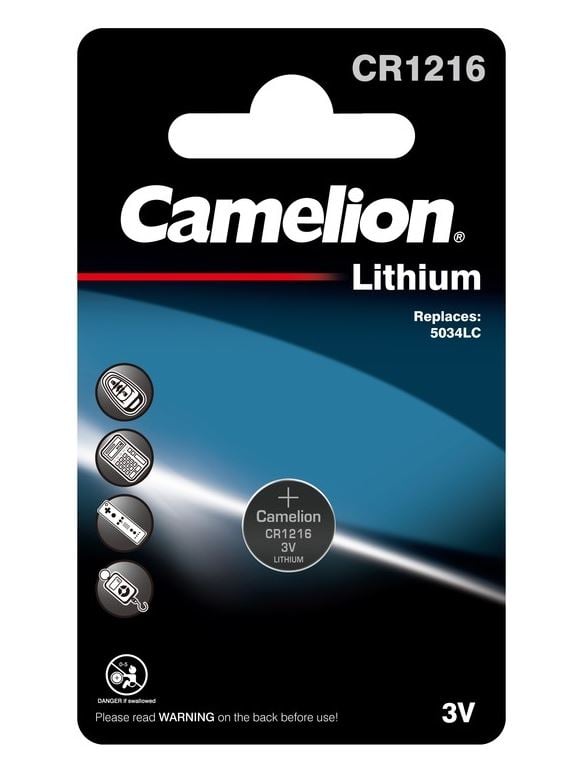 Батарейка Camelion CR1216 BL-1 / шт