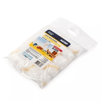 Набор мини роликов "для работ с эмалями" 110 х 15 х 6мм, в/в 12мм, полиамид, 5шт, Акор (шт)