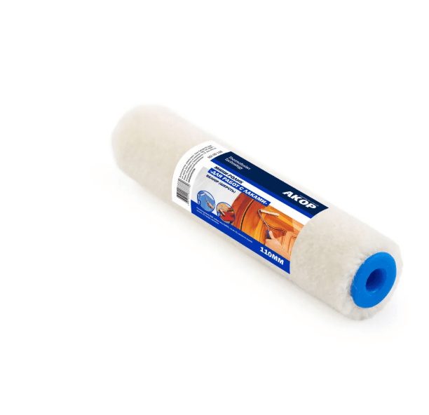 Ролик "для работ с лаками" 240 х 48 х 8мм, в/в  7мм, велюр, Акор (шт)