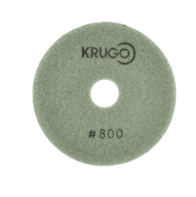 Алмазный гибкий шлиф. круг (черепашка), МОКРЫЙ 100 мм Р800,KRUGO(PPW040800) (шт)