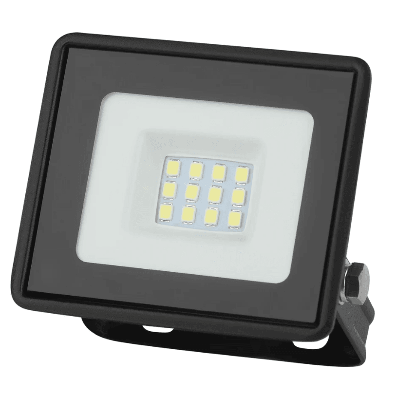 Прожектор ЭРА Светодиод.10В черный IP65. 6500K