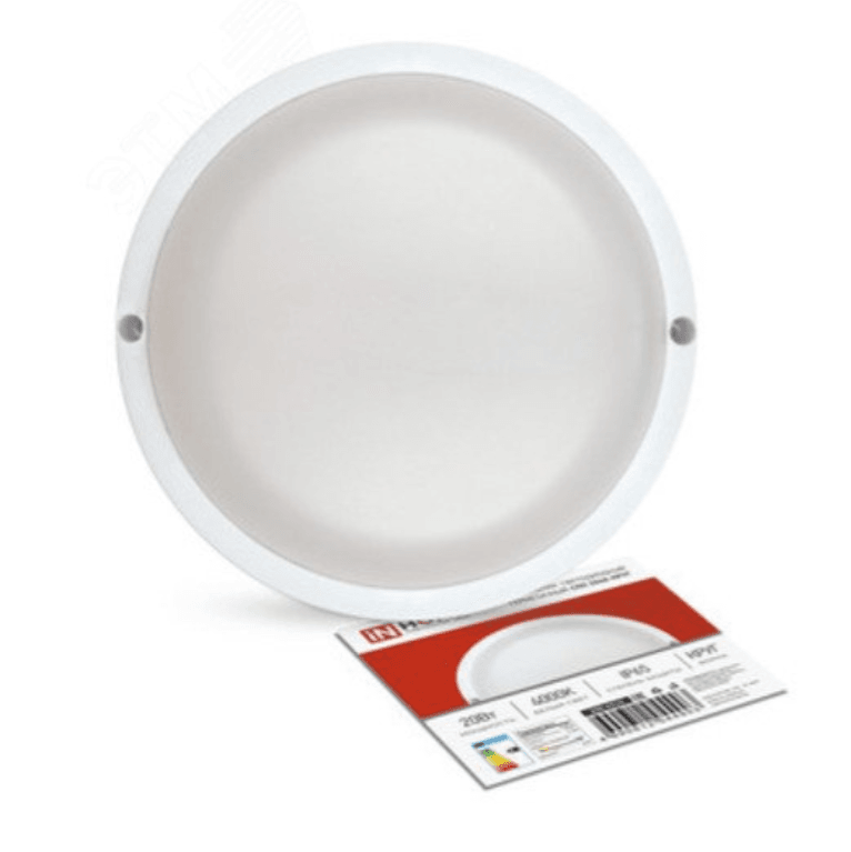 Светильник светод. IN HOME СПБ 2040-КРУГ 20Вт 4000K 1800лм 155мм белый (шт)