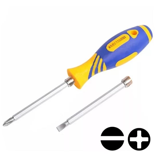 Отвертка REXANT крестовая комб-ая 2-х коп.рук, PH2 х120 мм,