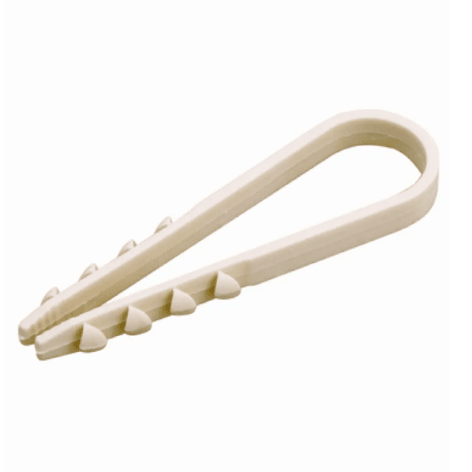 Дюбель-хомут 11-18 мм круглый белый PROconnect (уп)