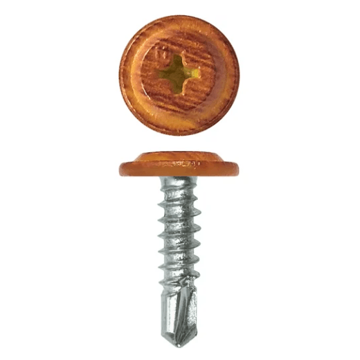 Саморез ПШ Daxmer PRO со сверлом 4,2*16 мм Орех (шт)