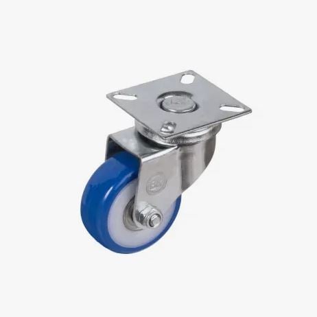 4024050 PVC Колесо ПВХ 50 мм болт М10 синий (50/100)