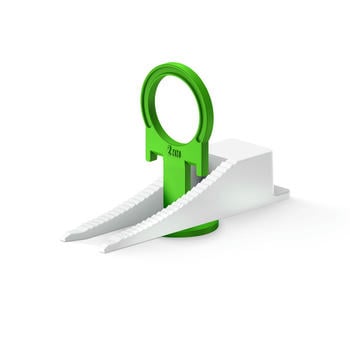 ЗУБР КОЛЬЦО Зажим+клин 50+50шт для выравнивания плитки 2,0мм (уп)