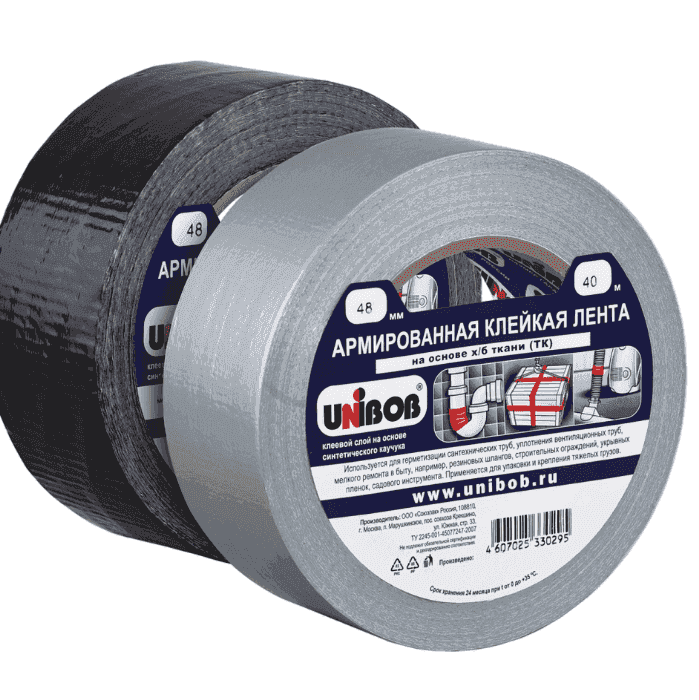 Скотч армированный "Unibob" 48мм 25м (шт)