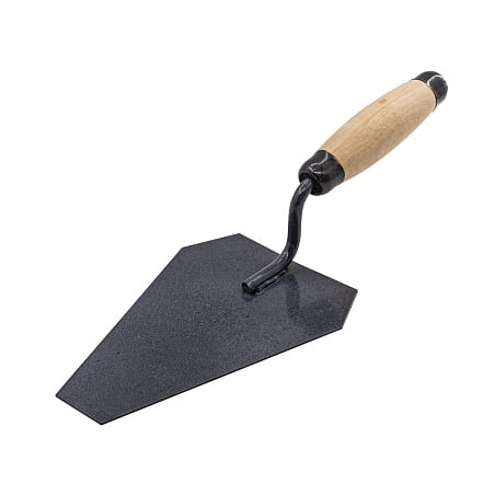 Кельма отделочника "Трапеция", окрашен сталь, деревян усилен рукоятка,165x105мм, (шт.)