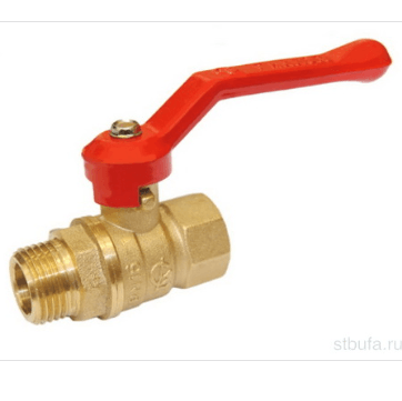 Кран шаровый для воды 1/2" г/ш рычаг 11Б27П1 Стандарт 221 DN15 PN40 ГАЛЛОП (шт)