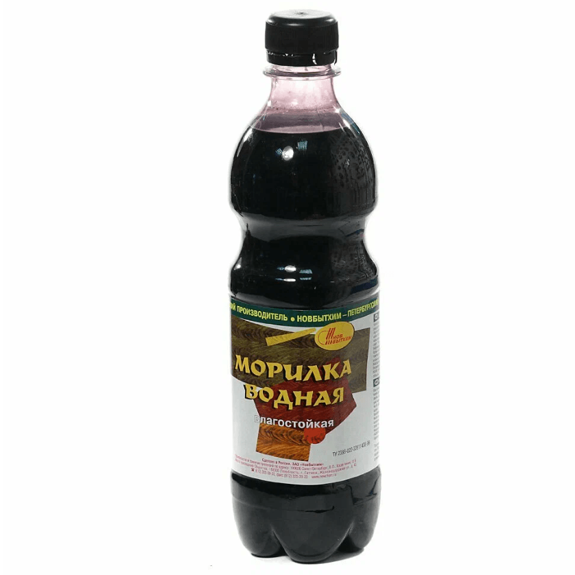 Морилка ВОДНАЯ эбеновое дерево 0,5 л. ПЭТ/12