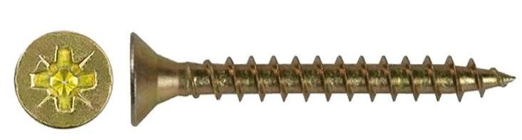 Шурупы универсальные (желтый цинк)DIN 7505 5,0х40 (шт)