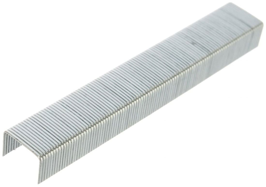 Скобы для степлера, тип53, PRO, заострены, закалены, оцинкованы, 8мм 1000шт., (уп.)