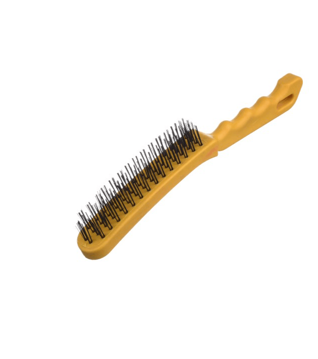 Щетка проволочная пластиковый корпус, 3 ряда, толщина проволоки 0,33мм, 260мм, (шт.)