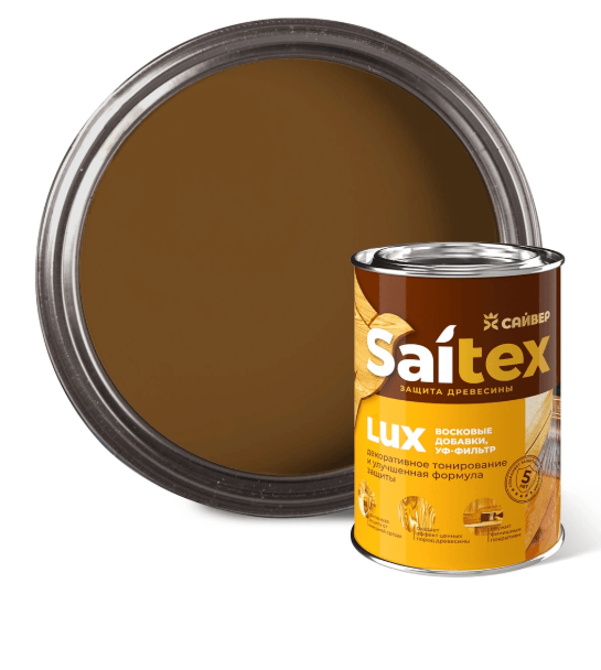Saitex LUX  деревозащитный состав Дуб 1 л. /14 (шт)