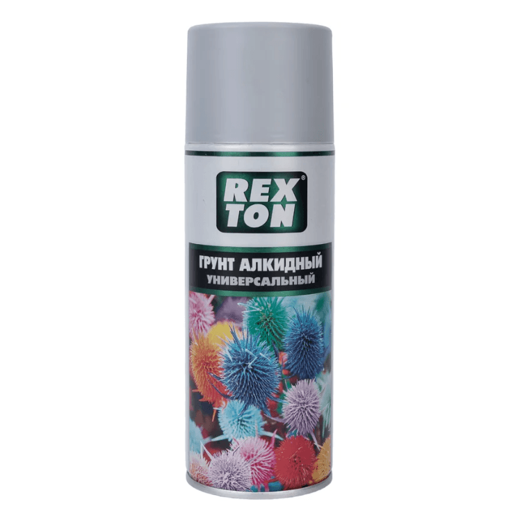 REXTON грунт аэрозольный алкидный универсальный RT-140.20 серый 520 мл/12 (шт)