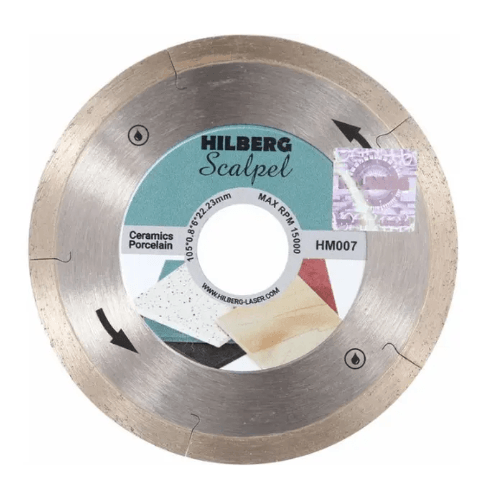 Диск алмазный отрезной 105*22,23 Hilberg Scalpel 0,8 mm (шт)
