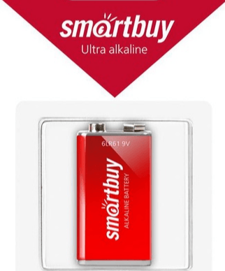 Батарейка Smartbuy 6LR61 BL-1