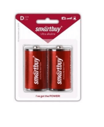Батарейка Smartbuy LR20 BL-2 (2 шт)