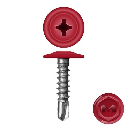 Саморез ПШ острый 4.2*16 мм (3003) Красный рубин (шт)