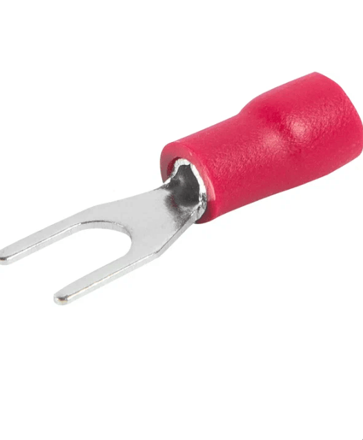 Наконечник вилочный НВИ 1,5-4/1,25-4(4,3мм-0,5-1,5мм) Красный REXANT(шт)